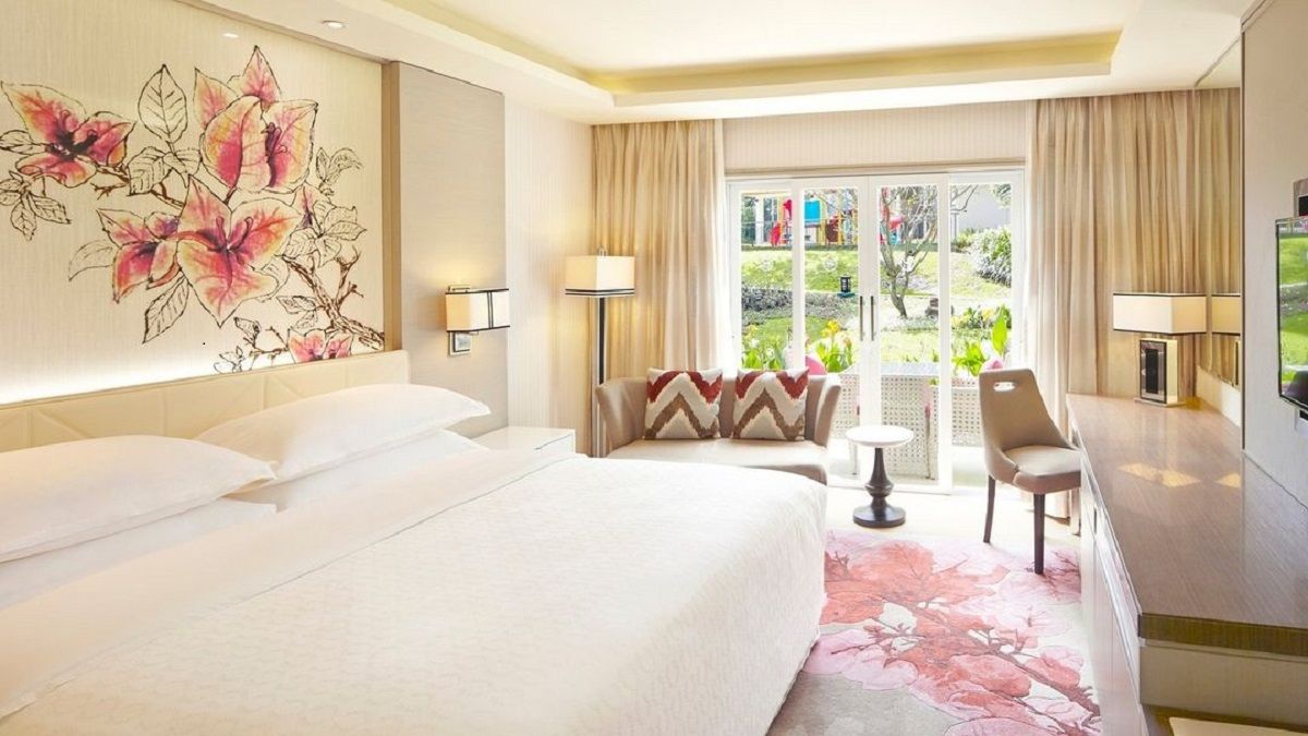 Ruang kamar yang cantik Sheraton Hotel Bandung.*/ Instagram/@sheratonbandung