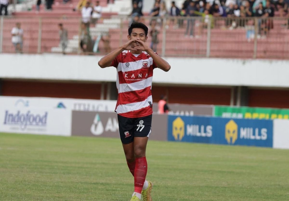 Pemain sayap Madura United, Malik Risaldi masuk daftar pemain incaran Persebaya Surabaya di bursa transfer pemain akan datang, Jumat 9 Februari 2024