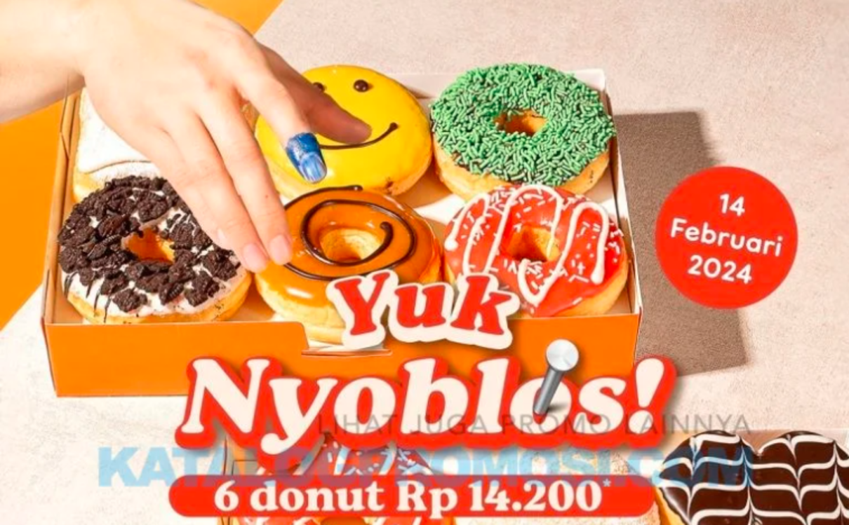 Catat, abis nyoblos Pemilu 2024 ada harga promo dari Dunkin Donuts