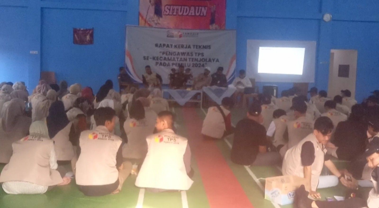Pengawas TPS se-Kecamatan Tenjolaya Gelar Raker Teknis siap Hadapi Hari H Pemilu 2024
