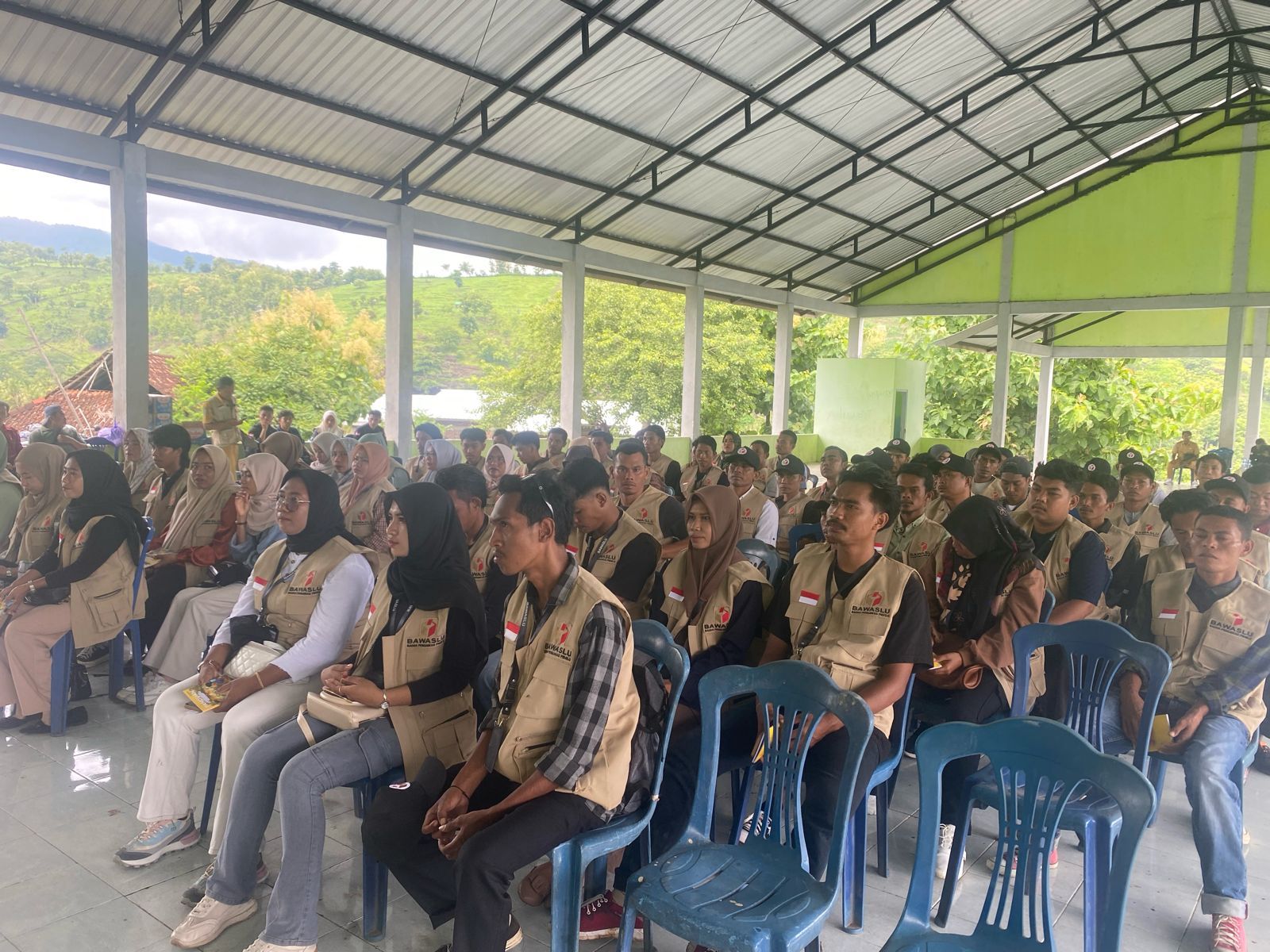 Pelaksanaan Bimbingan Teknis di Kecamatan Wera yang dilakukan oleh Bawaslu Kabupaten Bima NTB
