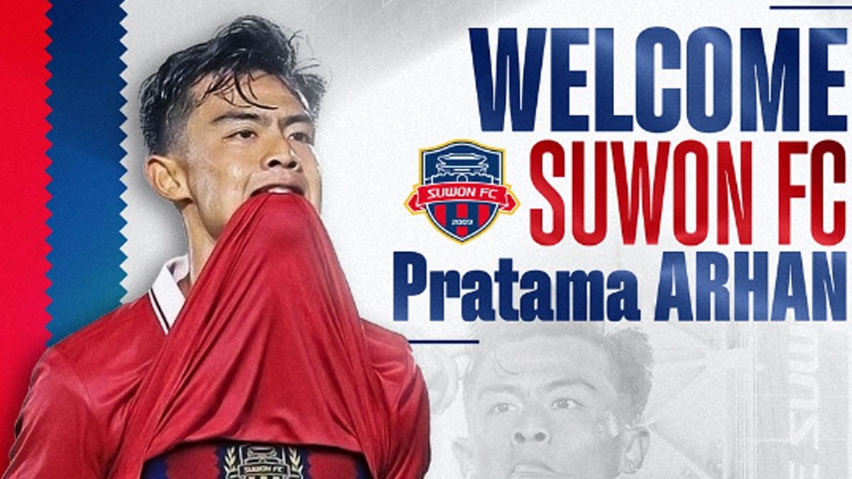 Pemain Timnas Indonesia Pratama Arhan mengenakan nomor punggung 23 di Suwon FC 