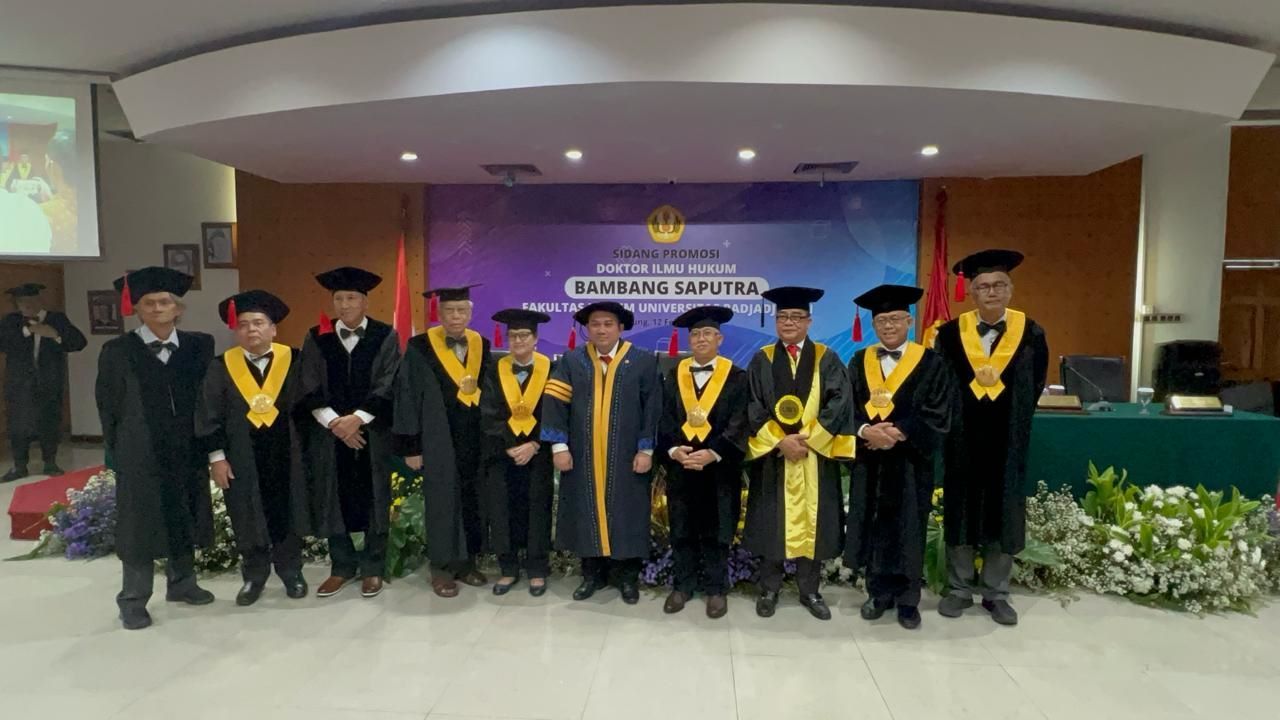 Sidang program doktoral ilmu hukum UNPAD, Komut PT Pertagas Niaga, Bambang Saputra