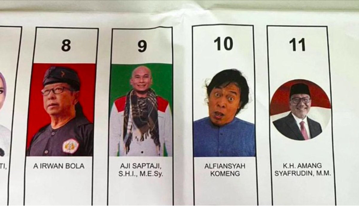 Profil Komeng dan apakah lolos DPD RI daerah pilihan (dapil) Jawa Barat pada Pemilu 2024 dan link cek real count KPU.
