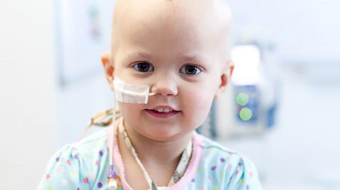 Ilustrasi seorang anak penderita kanker.