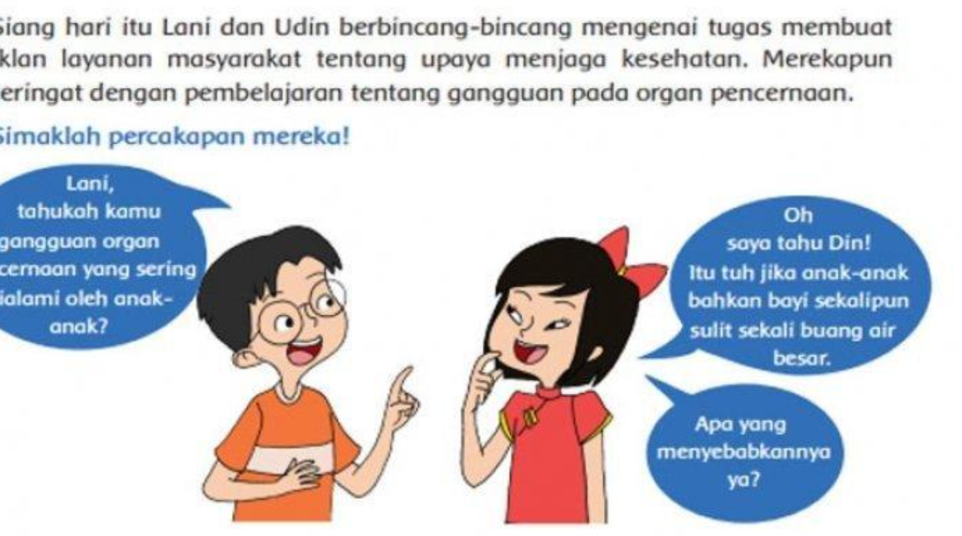 Kunci Jawaban Tema 3 Kelas 5 Halaman 75 Subtema 2 Pembelajaran 5 Cegah Gangguan Pencernaan 2312