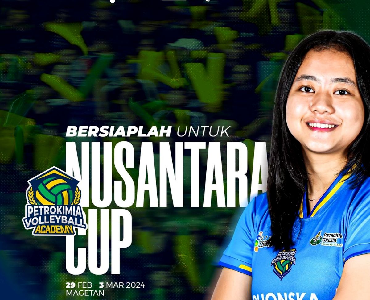 Kompetisi Nusantara Cup 2024 akan diikuti tim voli putri Gresik Petrokimia Pupuk Indonesia.