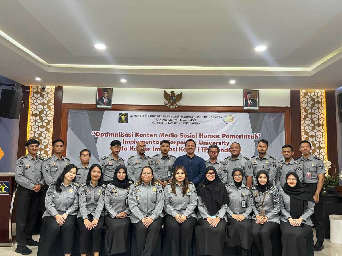 Tim kehumasan UPT Imigrasi Bandung dan Lapas Se Bandung Raya 