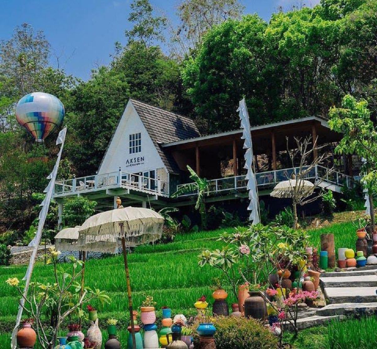 Antapura De Jati, tempat wisata alam hits di Garut yang Instagramable mirip Ubud Bali 