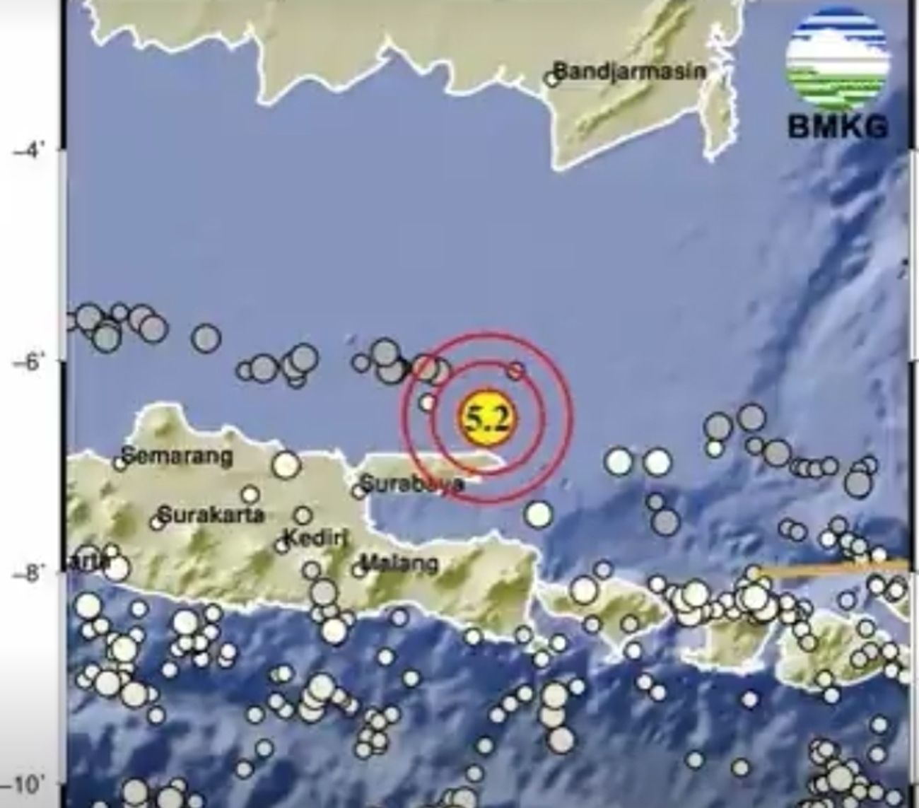 Gempa Sumenep Jawa Timur M5.2 Hari Ini, Terjadi Akibat Aktivitas Slab Pull