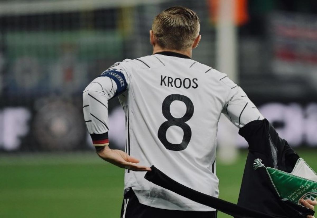 Toni Kroos ketika terakhir kali memperkuat Timnas Jerman.