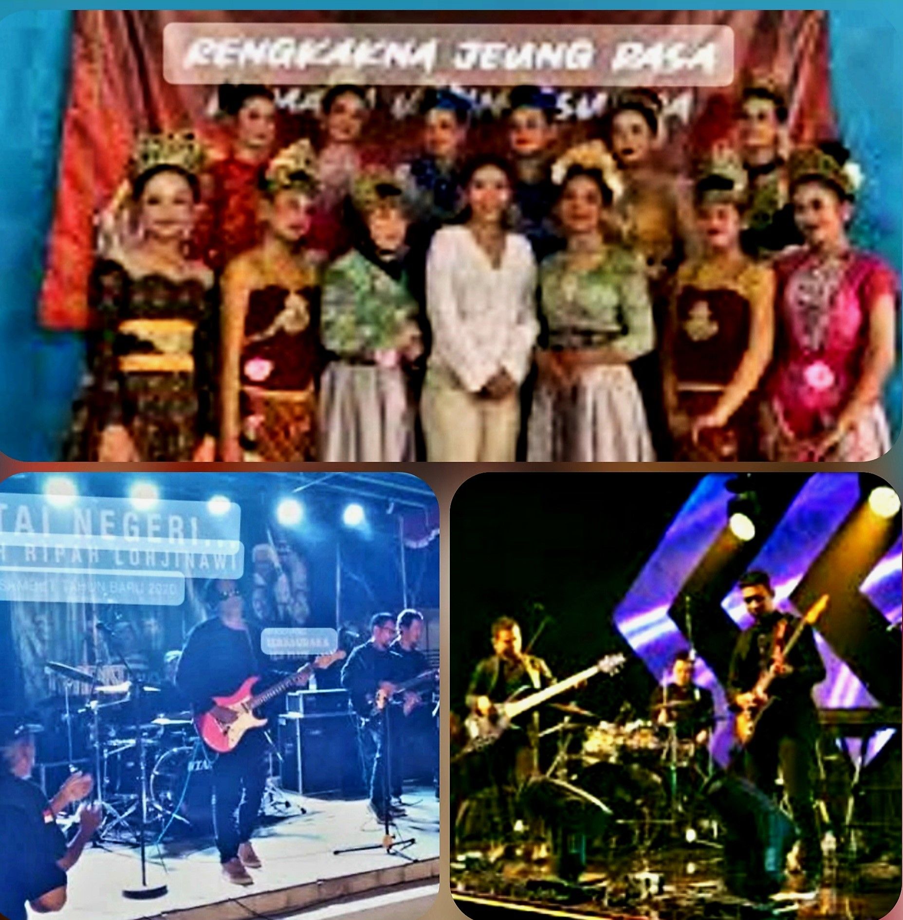 Grup Band pelestari lagu-lagu Koesplus pun ikut tampil dalam Silaturakhmi Budata Garut-DKI