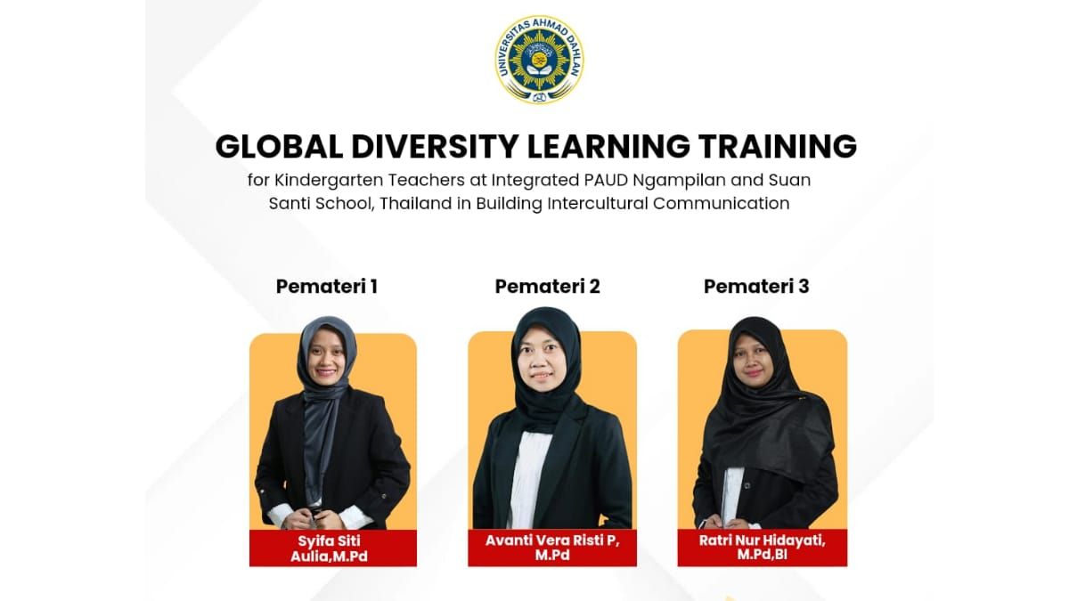 Tiga Dosen FKIP UAD Yogyakarta, Syifa Siti Aulia, M.Pd (PPKn UAD), Avanti Vera Risti P, M.Pd (PGSD UAD) dan Ratri Nur Hidayati, M.Pd., BI (PBI UAD).*