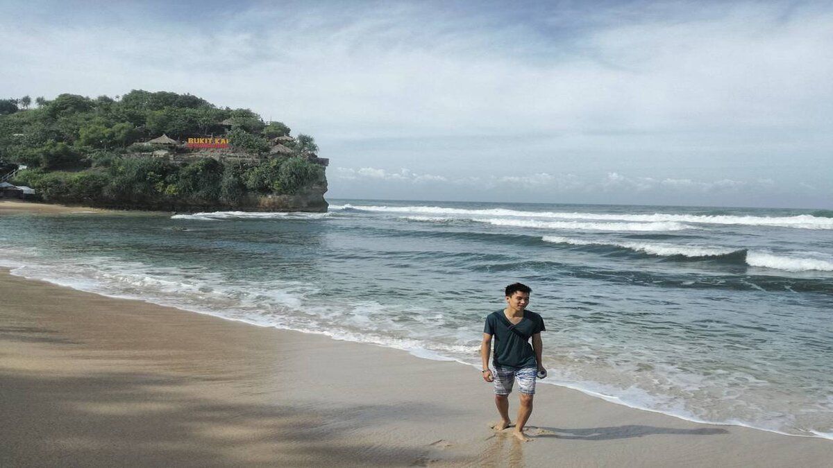 Jelajah wisata Pantai Indrayanti di Gunung Kidul DI Yogyakarta dijamin bikin nyaman.*/Instagram/@christian_ctw