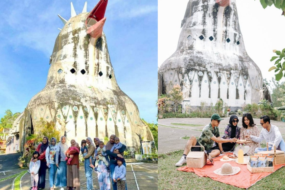 wisata Bukit Rhema Merpati Putih dibangun untuk dijadikan rumah doa bagi semua agama yang ada di Indonesia
