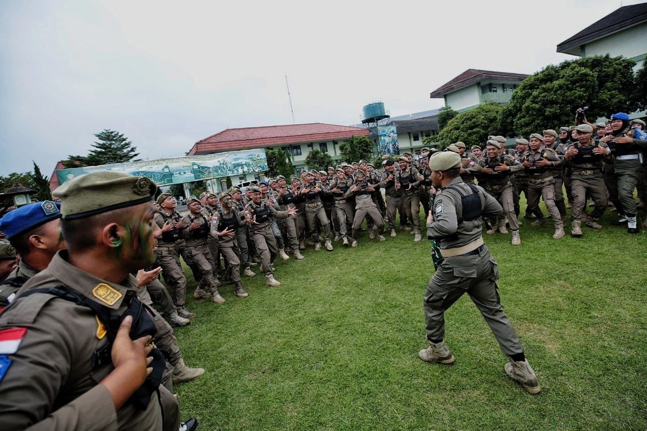 Latihan dan Kesiapan Satpol PP Bandung