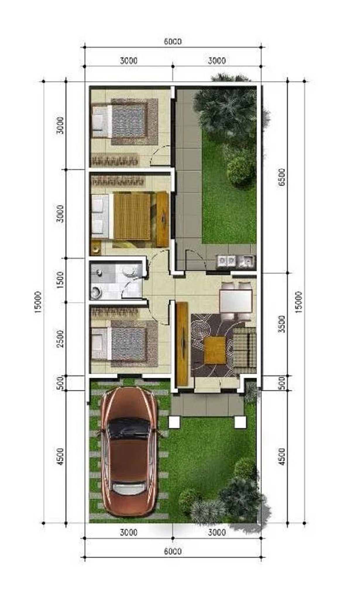 Desain Rumah Minimalis 3 Kamar yang Nyaman/mitra10