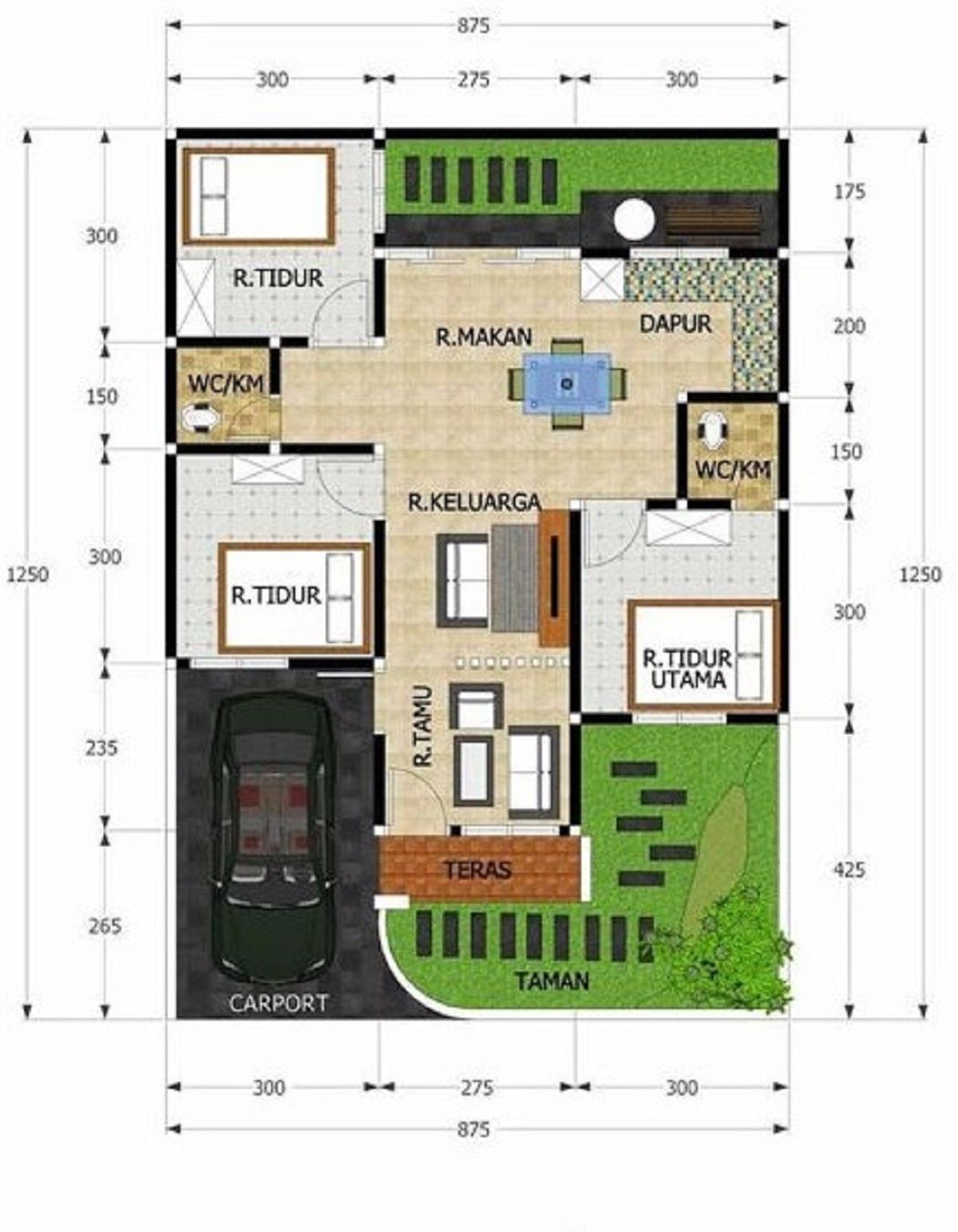 Desain Rumah Minimalis 3 Kamar Modern/mitra10