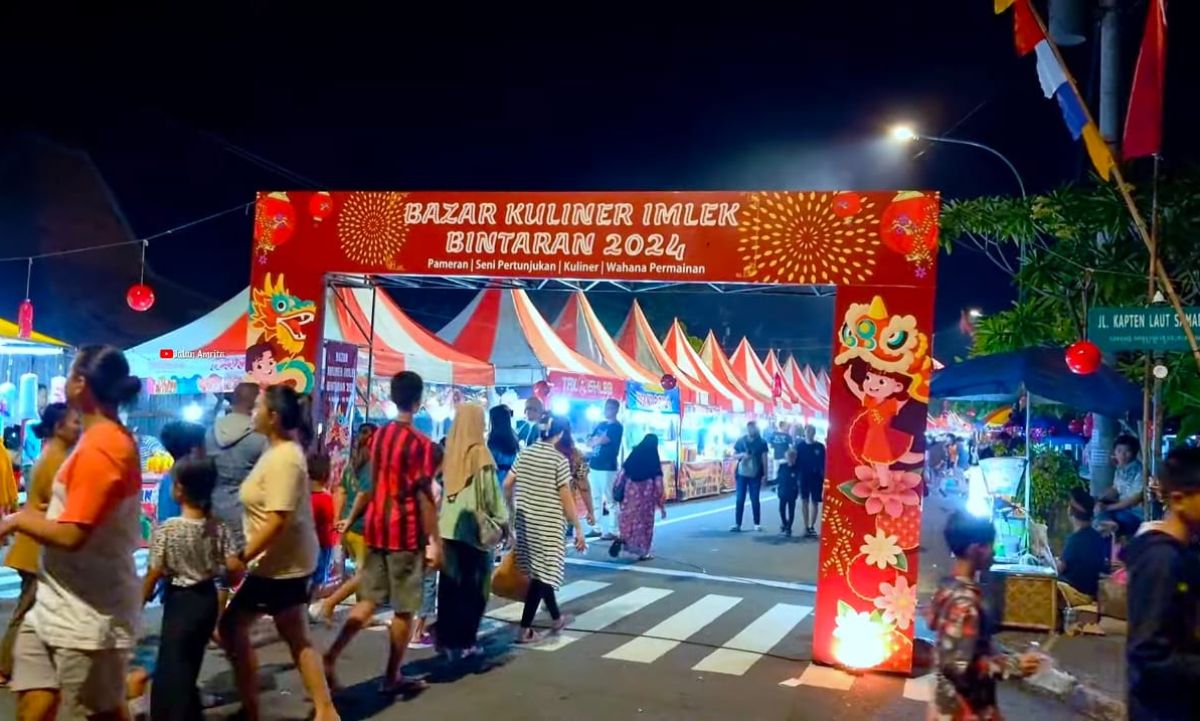 Suasana keramaian di acara Pekan Budaya Tionghoa Yogyakarta (PBTY) 2024