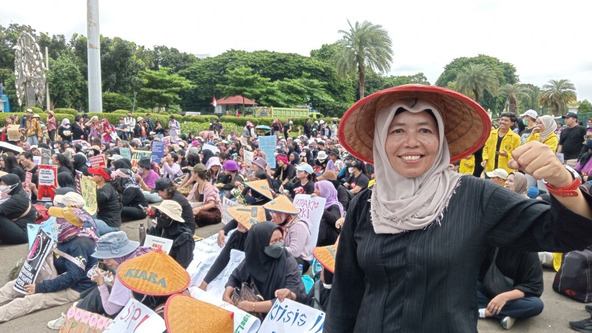 Masruah, nelayan Demak yang terdampak banjir rob.