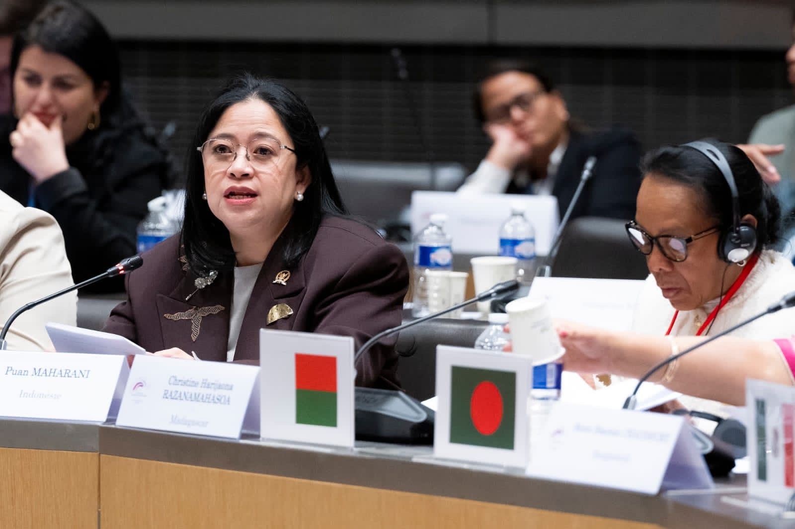 Ketua Dewan Perwakilan Rakyat (DPR) RI Puan Maharani menjadi peserta Konferensi Tingkat Tinggi (KTT) Ketua Parlemen perempuan dunia atau Women Speakers' Summit 2024 di Prancis.
