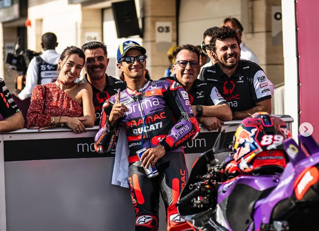 Pebalap Prima Pramac, Jorge Martin merebut juara Sprint Race MotoGP Qatar 2024.