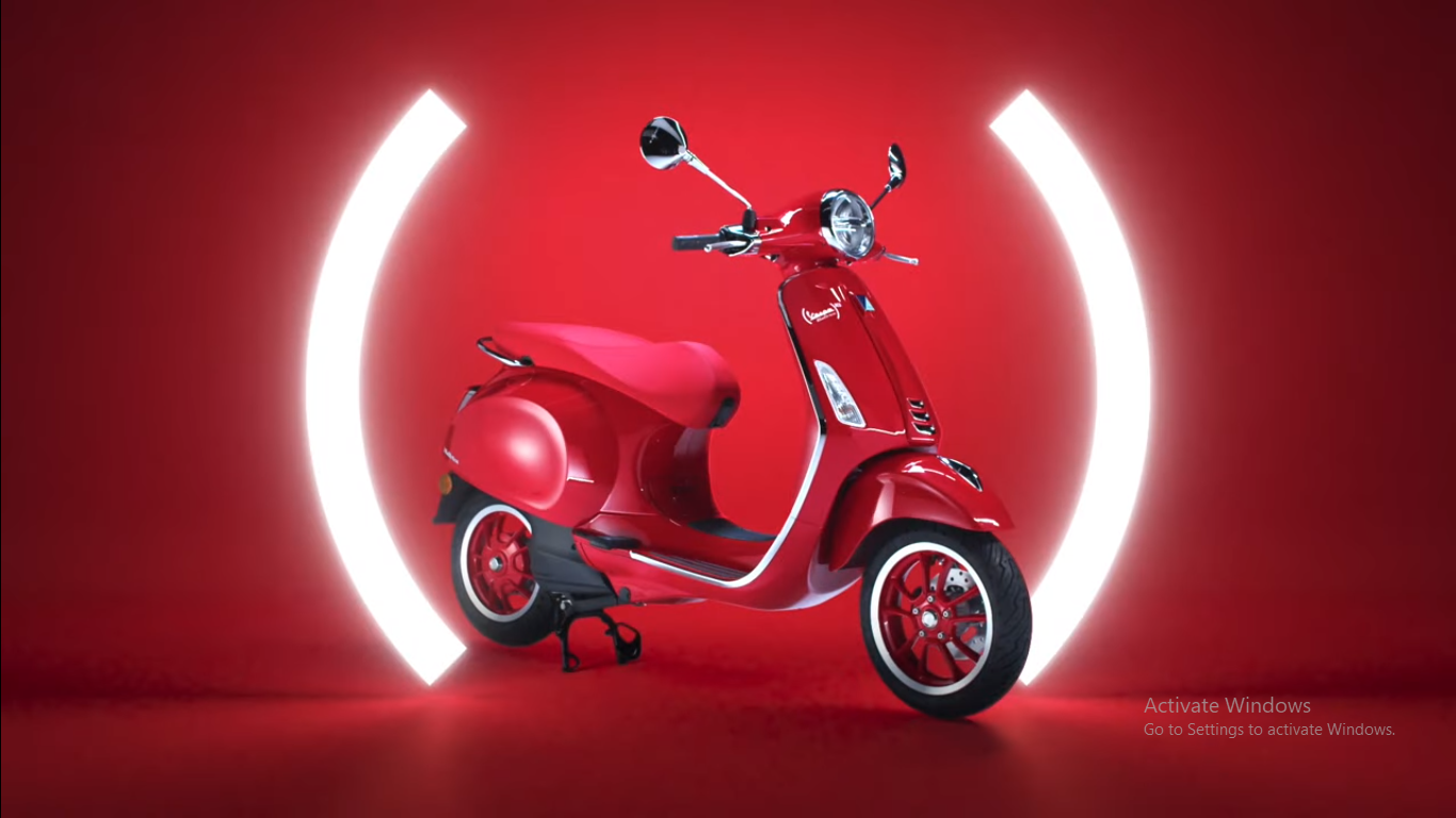 Vespa Elettrica Red 2024: Merahnya Warna, Kehebatan Performa Dan ...