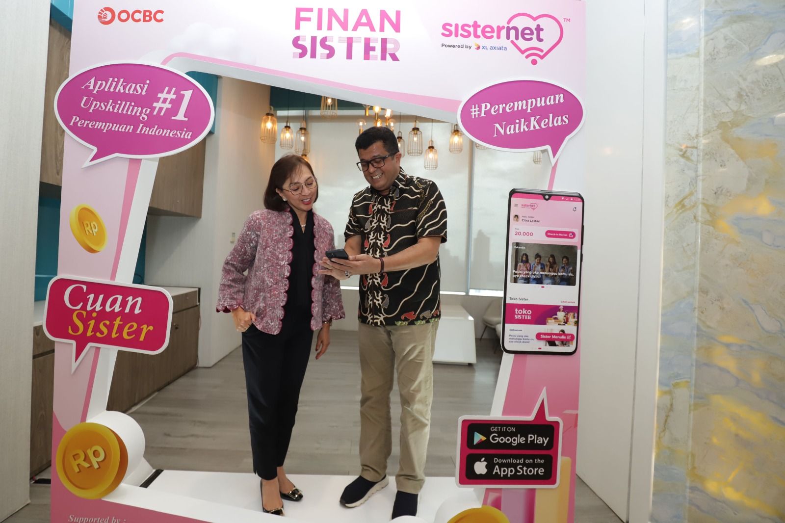 FINANSISTER, XL Axiata Gandeng OCBC Luncurkan Fasilitas Pinjaman Modal Usaha Bagi Womenpreneur Indonesia