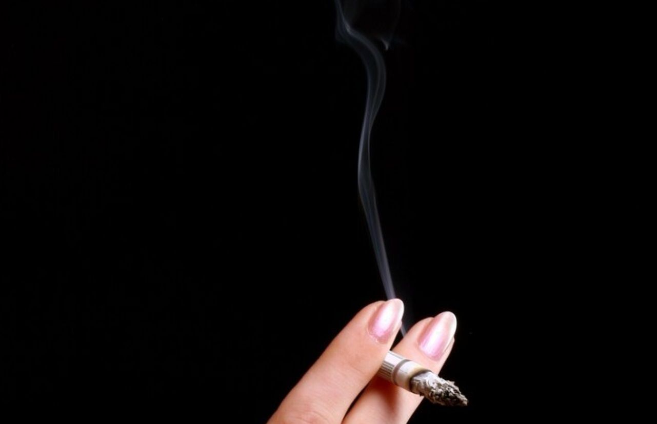 Ilustrasi asap rokok.