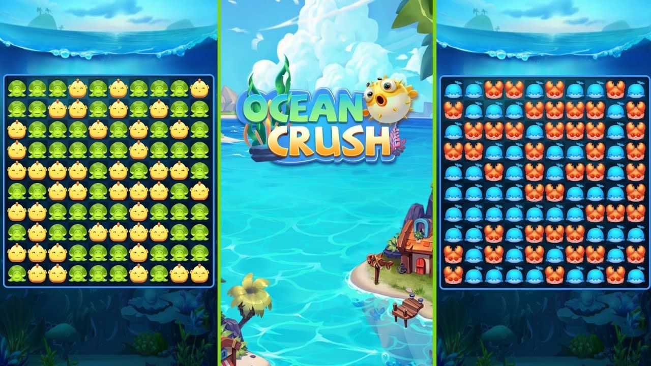 Ocean Crush, game online puzzle penghasil uang