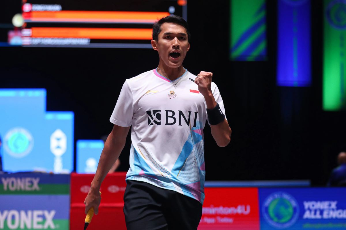 Jonatan Christie merupakan salah satu wakil Indonesia yang akan berlaga di perempat final YONEX All England Open 2024./PBSI