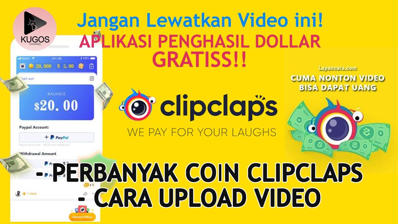 ClipClaps, game penghasil uang langsung ke saldo DANA tanpa iklan