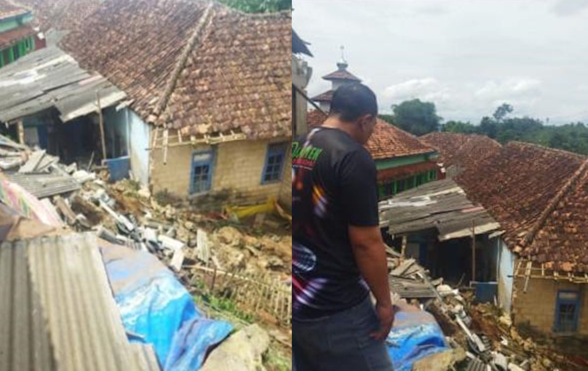 Hujan deras disertai angin kencang mengakibatkan bencana tanah longsor di dua titik Kabupaten Bogor, Jawa Barat. Adapun wilayah yang terdampak yakni Desa Cibening dan Desa Gunung Bunder. Kerugian ditaksir mencapai Rp55 juta.