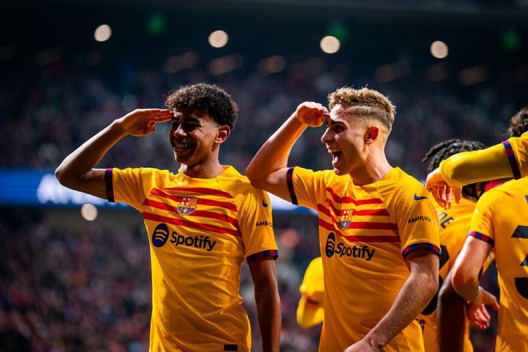 Fermin Lopez cetak satu gol ke gawang Atletico Madrid, Barcelona menang 3-0 di Liga Spanyol jornada 29.