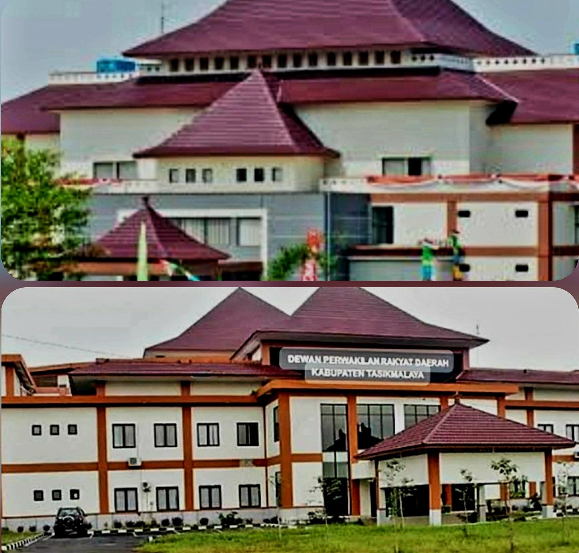 Kantor Bupati Kab tasikmalaya dan Gedung DPRD Kab. Tasikmalaya di  Singaparna