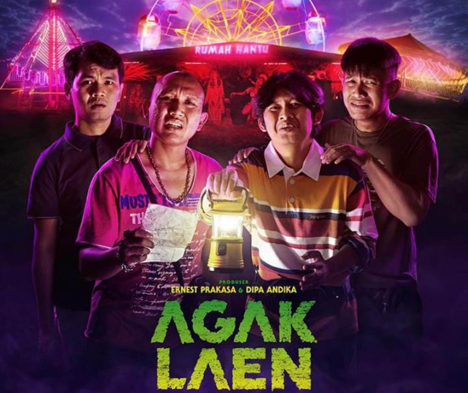 Film Agak Laen yang dibintangi para komika ternama di Indonesia.