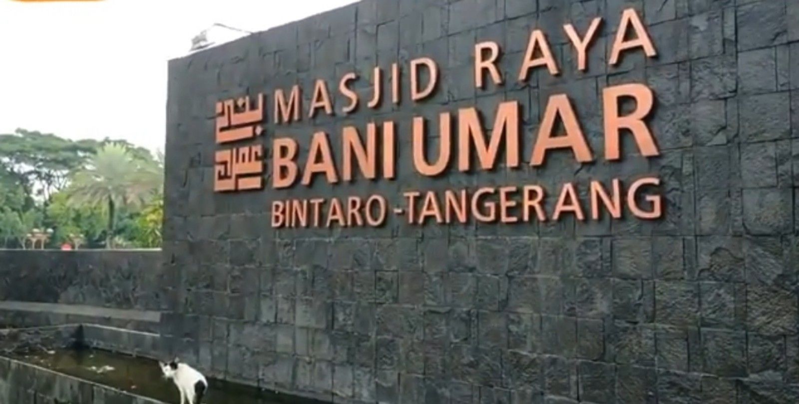 Masjid Raya Bani Umar di Kawasan Bintaro Tangerang Selatan Banten/tangkapan layar youtube/channel Awang Santoso 