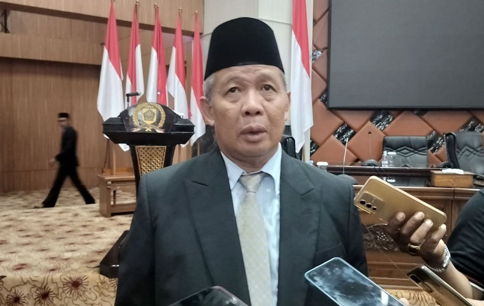 Sekretaris Daerah Kabupaten Bogor Burhanudin di Cibinong, Bogor Jawa Barat.