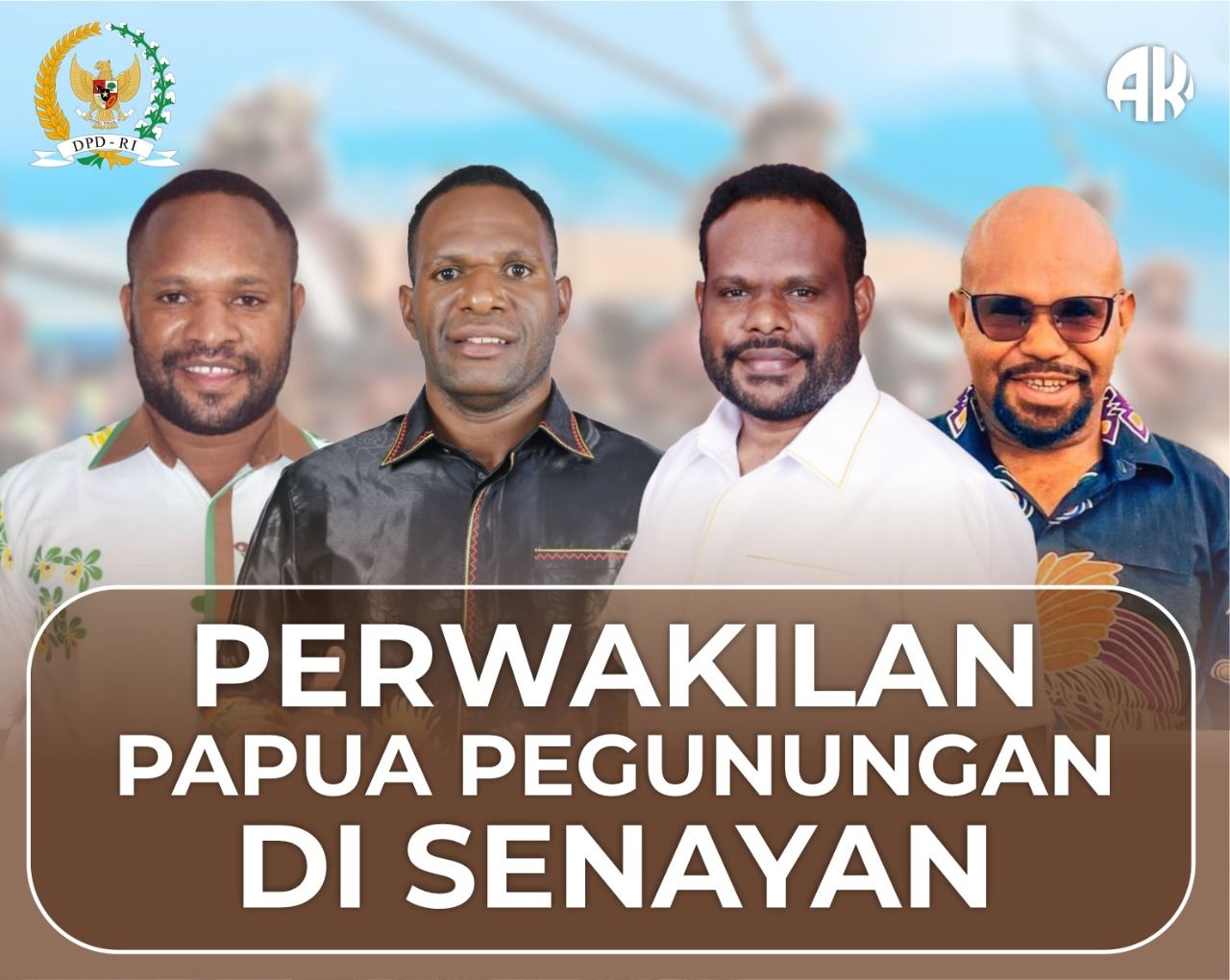Empat orang tersebut mendapat suara besar berdasarkan hasil rekapitulasi suara yang dilakukan oleh KPU Provinsi Papua Pegunungan.