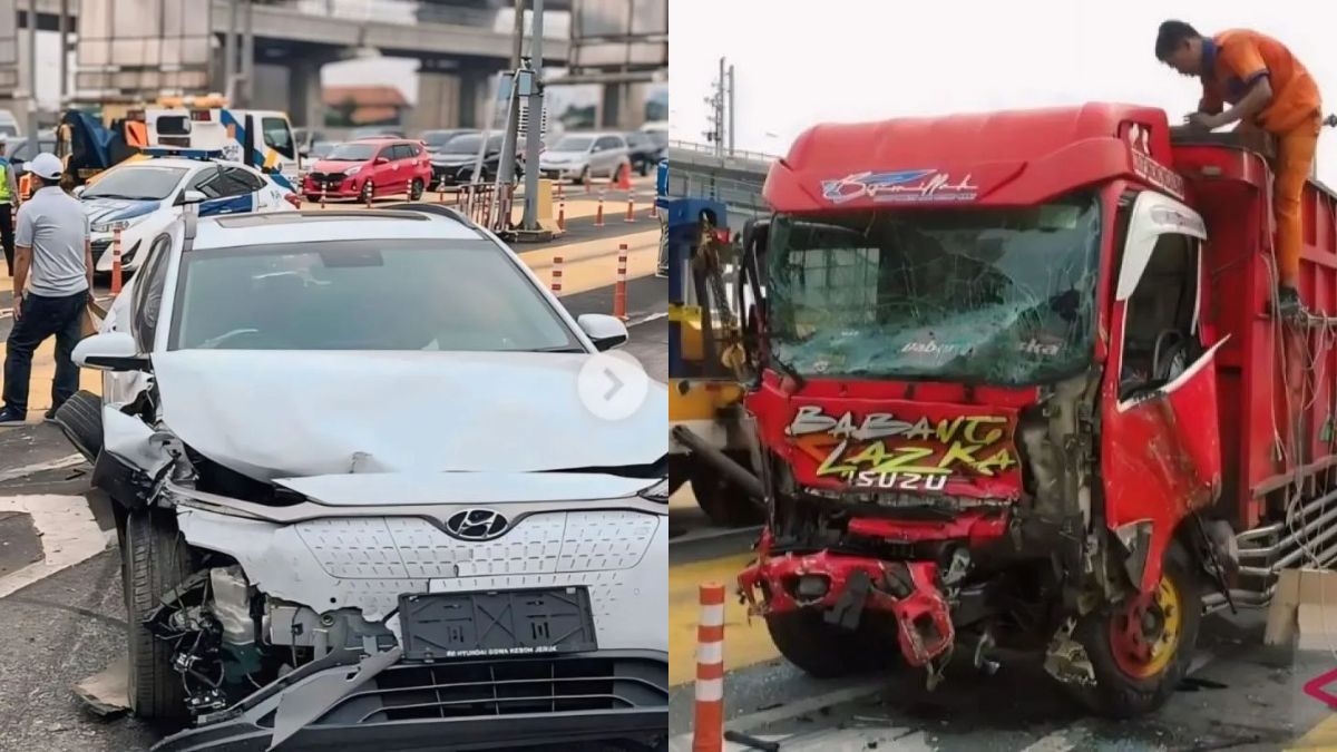 Kecelakaan Hari Ini Di Jakarta, Terjadi Di Gerbang Tol Halim, Tabrakan ...