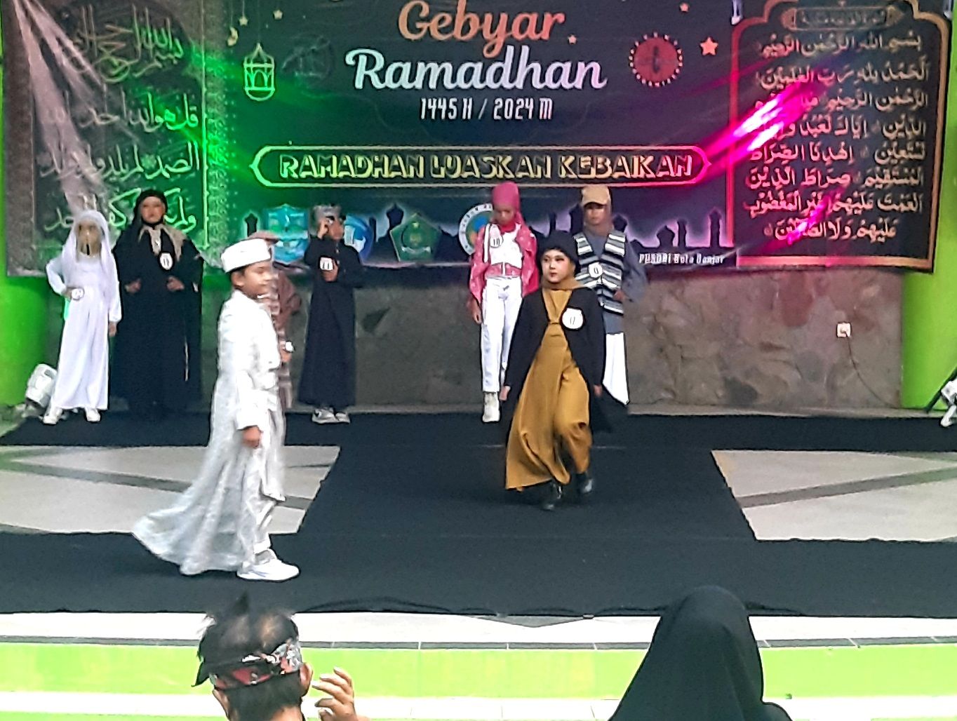 Peserta Lomba Fashion Show Gebyar Ramadan II Tingkat Kota Banjar.