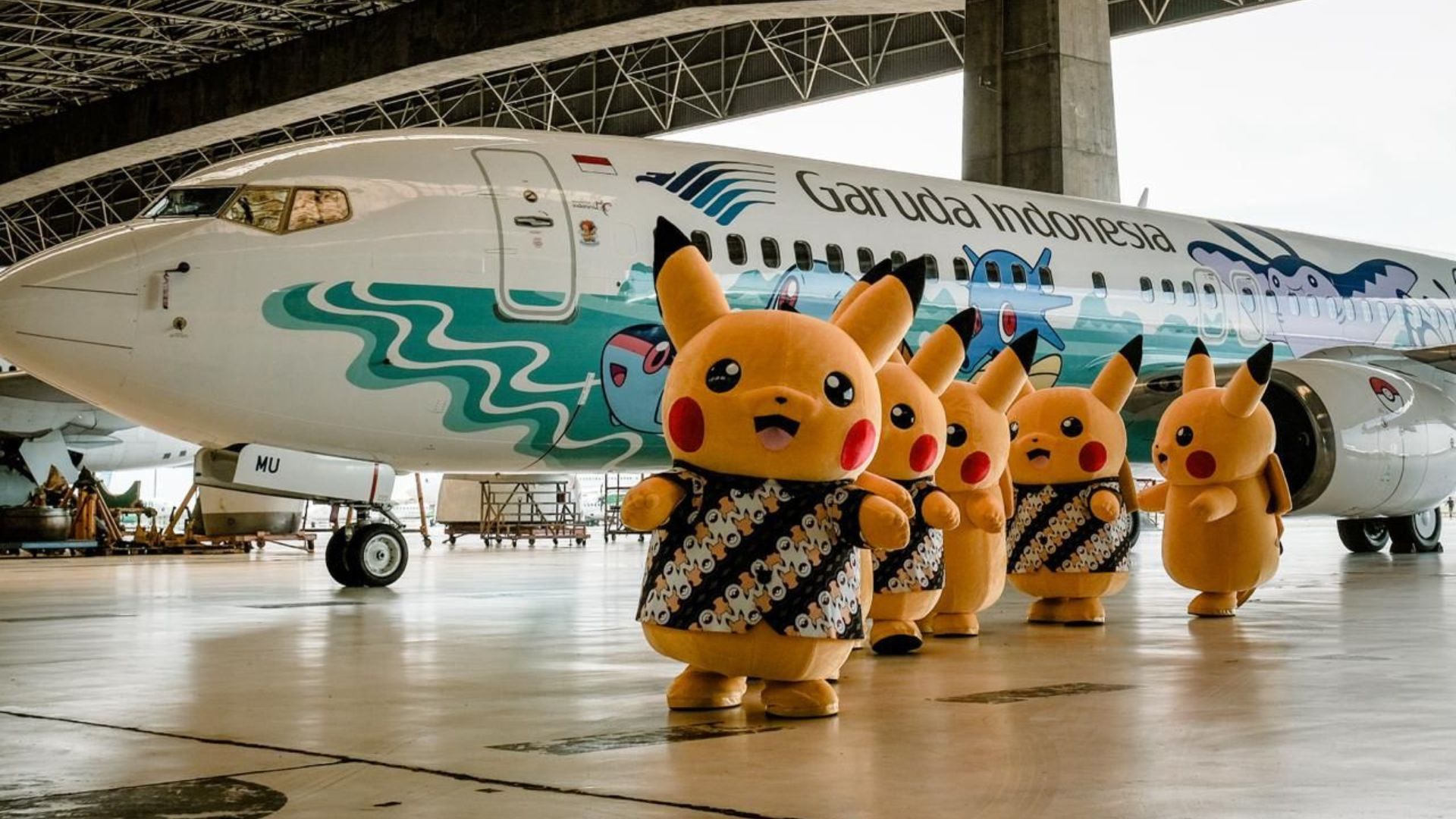Armada dengan desain Pikachu di body pesawat ini terbang perdana pada Jumat 23 Februari 2024 lalu dan melayani destinasi Jakarta Bali./ website/ kemenparekraf.go.id