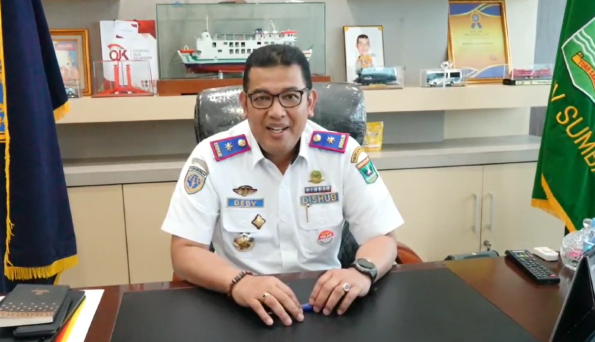 Kepala Dinas Perhubungan Sumatera Barat Dedy Diantolani