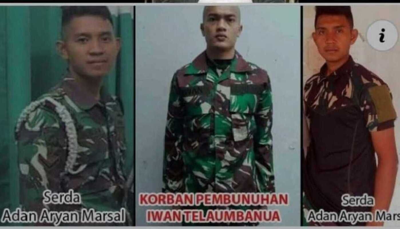 Foto diri korban dan pelaku kasus pembunuhan calon siswa TNI AL, korban Iwan Setiawan sempat dikatakan lulus oleh pelaku padahal sudah dibunuh