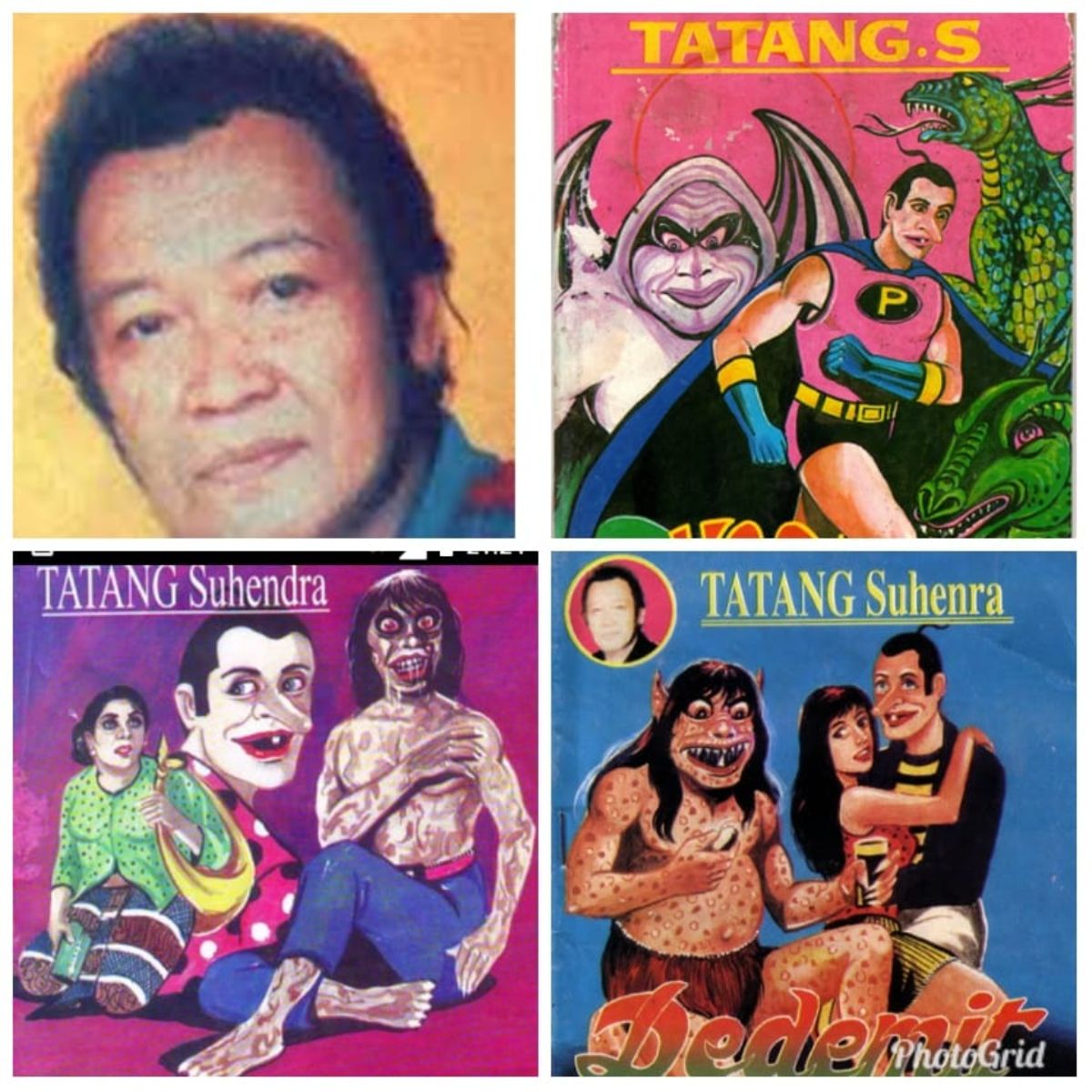 Beberapa karya Tatang S, Tokoh Bulan Ini yang merupakan komikus legendaris Indonesia.
