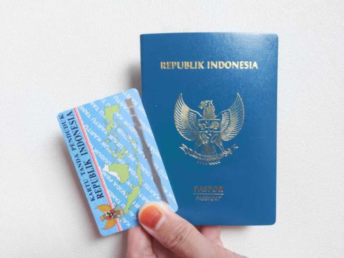 Ilustrasi buku paspor 