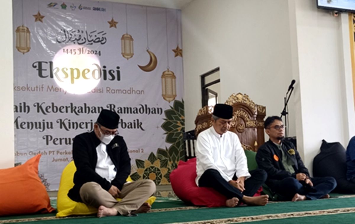 Puncak Safari Ramadhan 1445 H/2024 di PT Perkebunan Nusantara I Regional 2, Rabu, 2 April 2024.