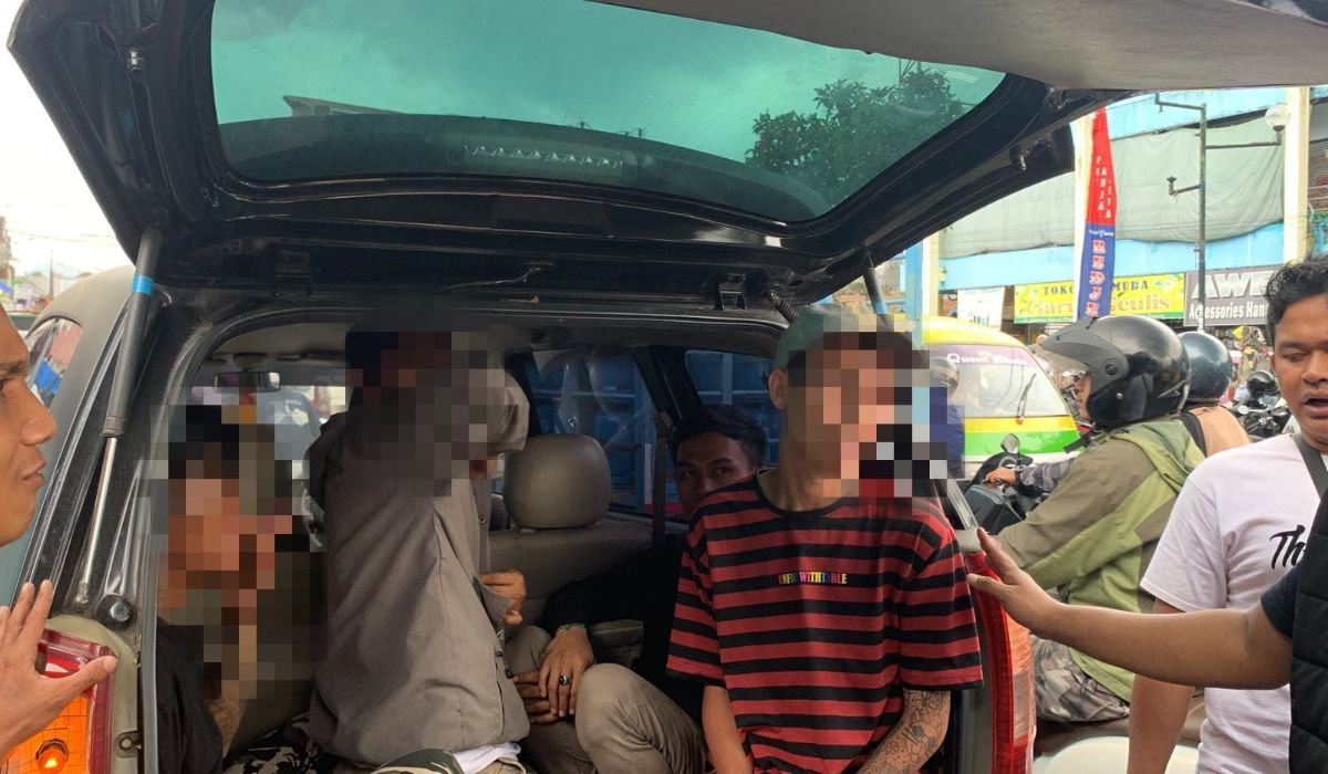 Pelaku Pungli parkir liar di kawasan Garut Plaza ditangkap Polisi.