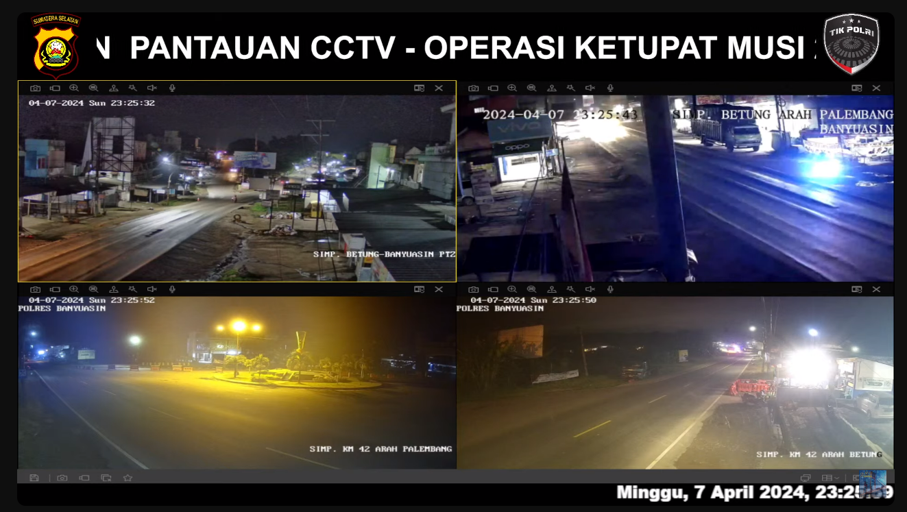 Link Streaming CCTV Pantauan Arus Mudik di Jalur Palembang-Betung