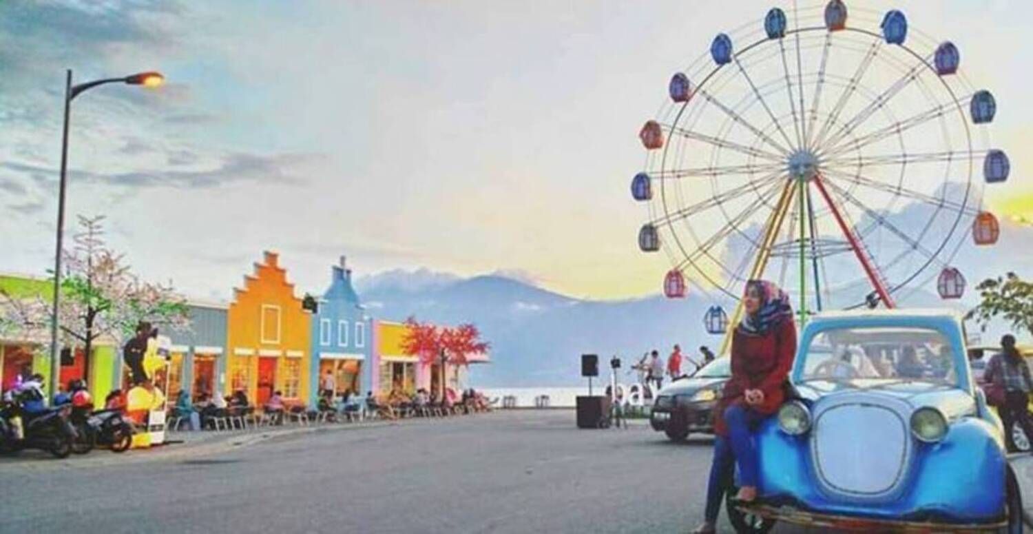 Suasana lokasi hiburan di Citraland Kota Palu, Sulawesi Tengah, rekomendasi tujuan wisata lebaran 2024
